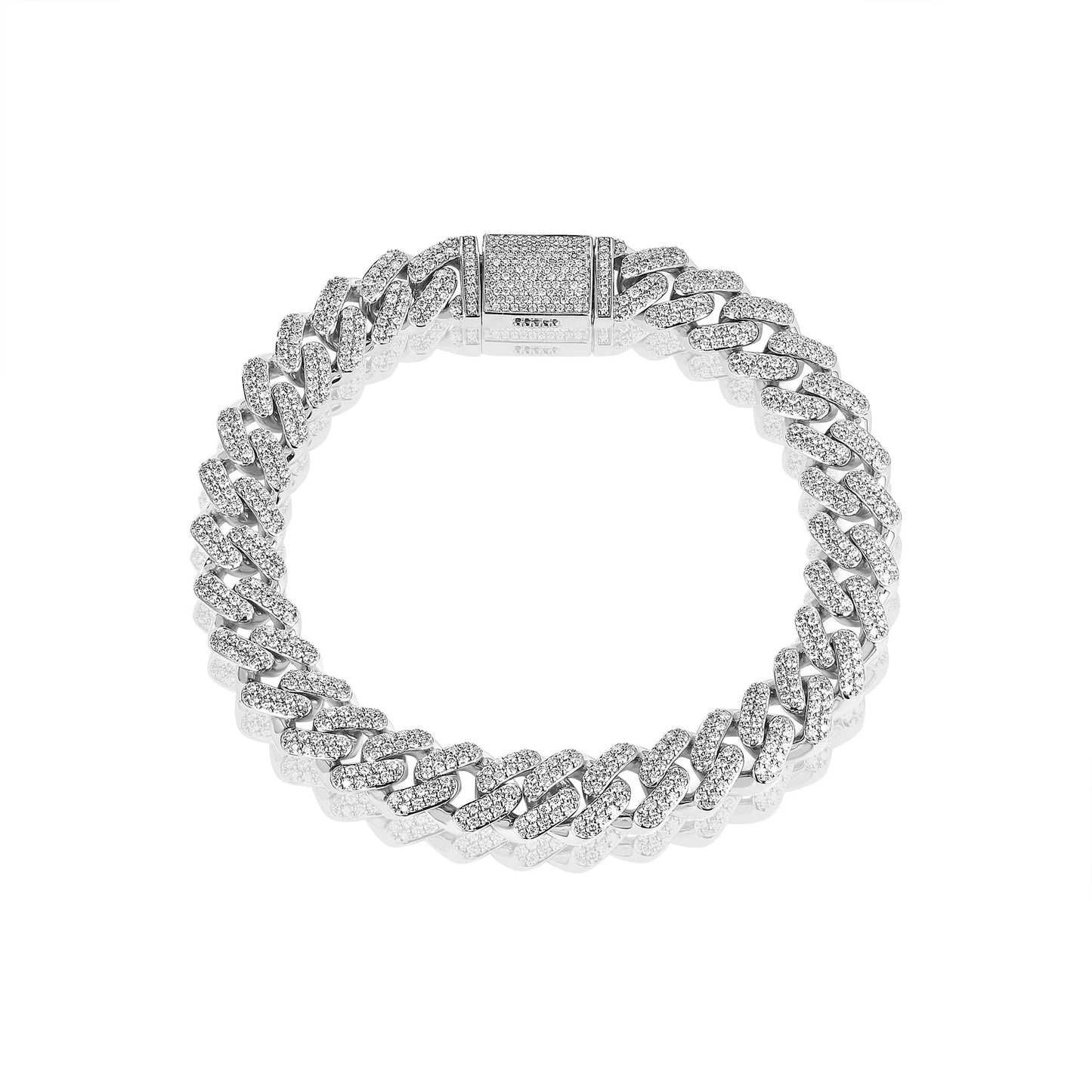 10mm Iced Out Cuban Bracelet