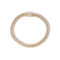 10mm Iced Out Miami Cuban Bracelet