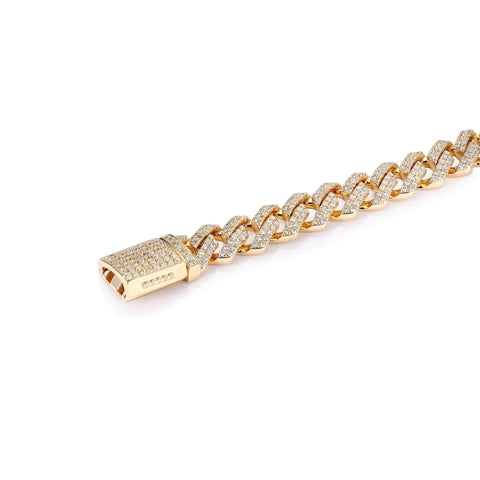 7mm Iced Out Miami Cuban Bracelet