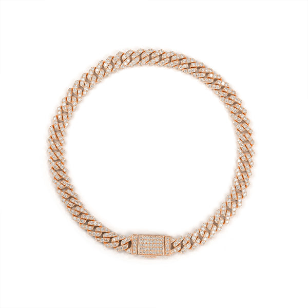 7mm Iced Out Miami Cuban Bracelet