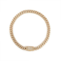 10mm Iced Out Miami Cuban Bracelet