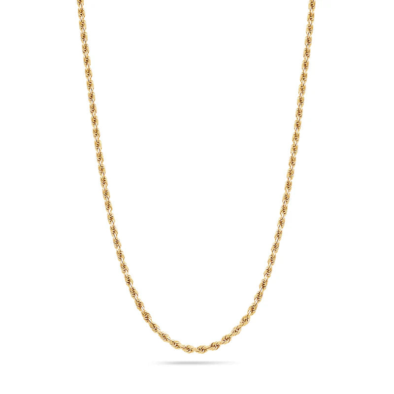 GOLD ROPE CHAIN 2MM