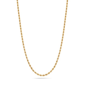 GOLD ROPE CHAIN 2MM