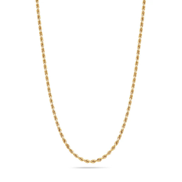 GOLD ROPE CHAIN 2MM